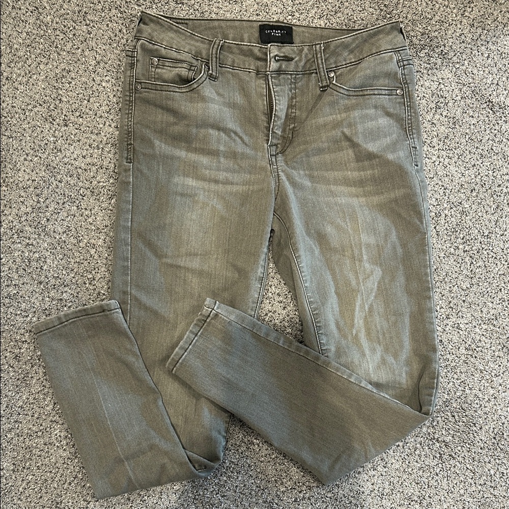 Celebrity Pink Olive Ankle Skinny Jeans